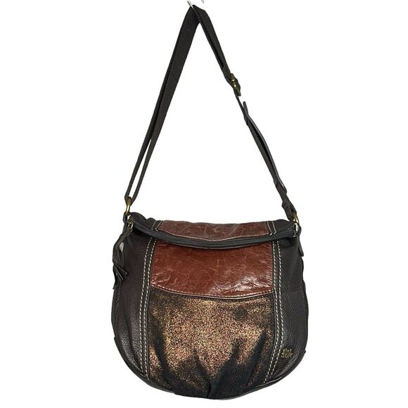The Sak Handbags - The‎ Sak Deena Leather Crossbody Bag Brown ad